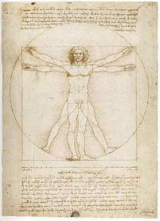 Da Vinci was obsessed with the golden ratio but not readability, all the text was written in a mirror image with 85 characters per line.